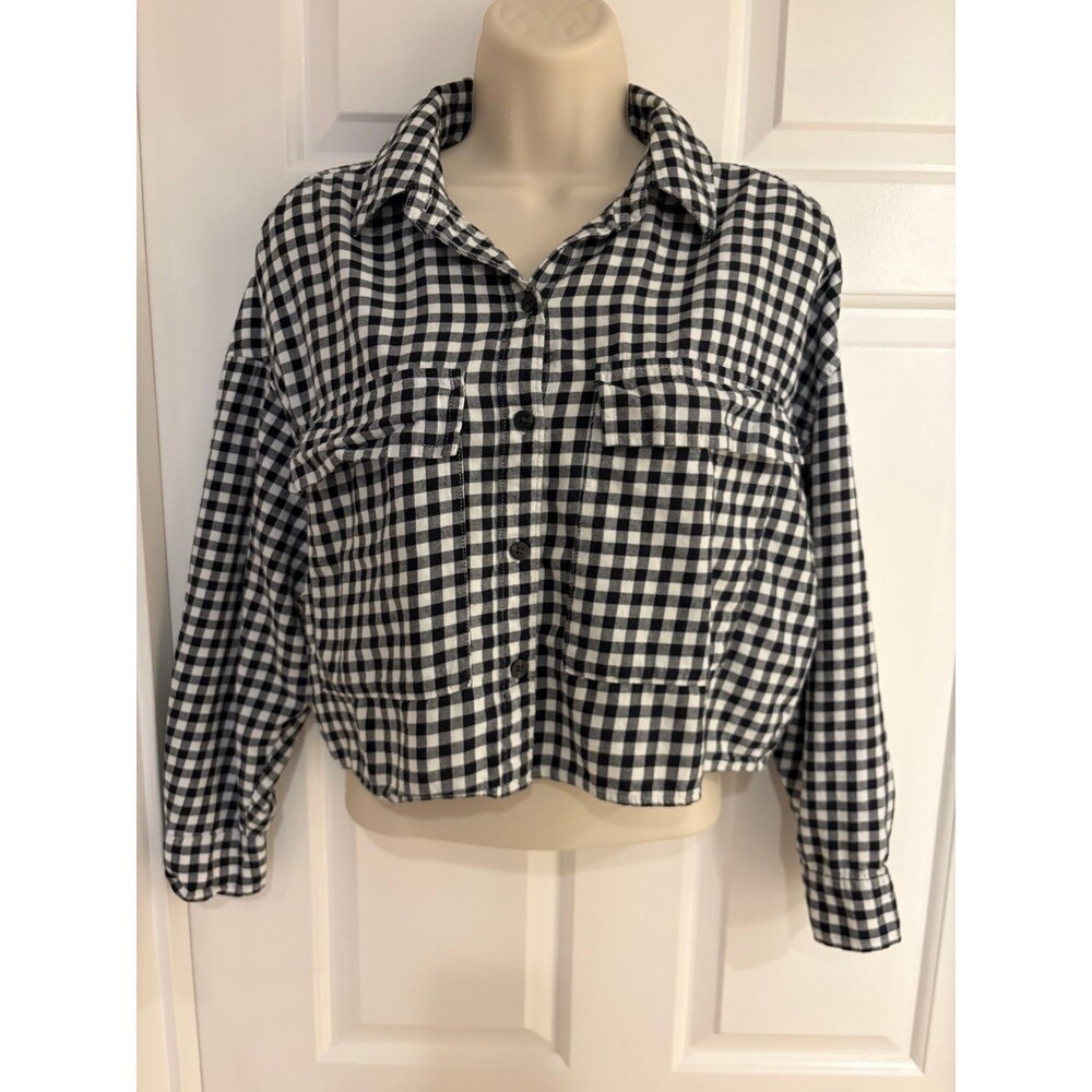 Abercrombie Buffalo Plaid Top - XS